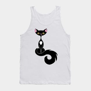 Evening Kitty Tank Top